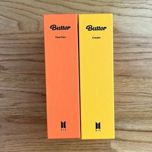 BTS butter albums both versions peaches  & cream